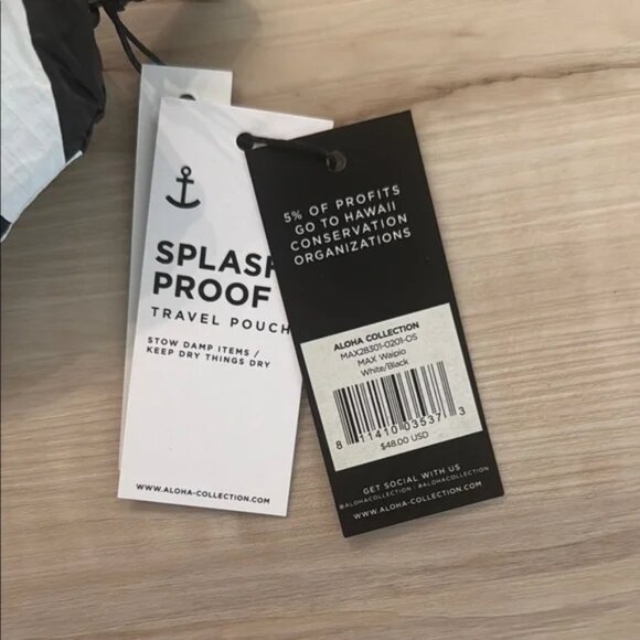 ALOHA Collection Waipio Black & White Max Bag - Picture 2 of 3